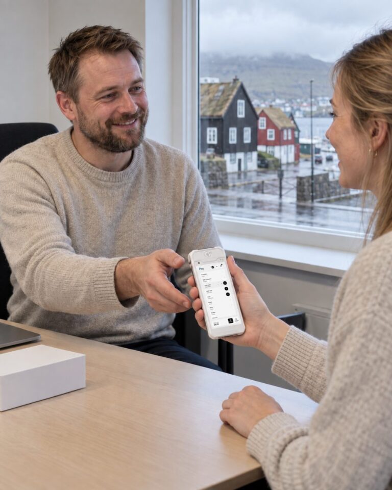 Terminalurin verður handaður kundanum, klárur at nýta